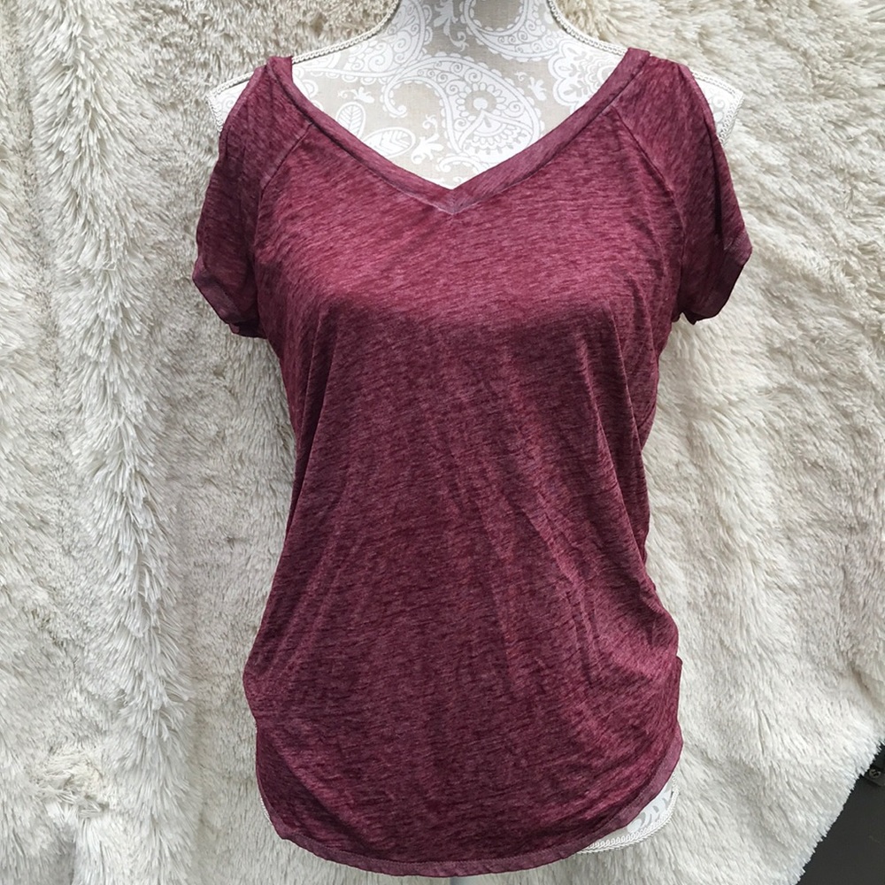 Large cold shoulder shirt
